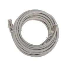 Патч-корд S/FTP CAT 6A (10G), RJ45-RJ45, 28AWG, LSZH, серый, 7м,