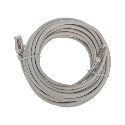 Патч-корд S/FTP CAT 6A (10G), RJ45-RJ45, 28AWG, LSZH, серый, 7м,