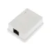 Розетка компьютерная внешняя 1-порт RJ-45 8P8C UTP неэкранированная. кат6, Розетка компьютерная внешняя 1-порт RJ-45 8P8C UTP неэкранированная. кат6,