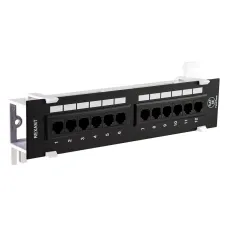 Патч-панель настенная 19' CAT5e 12 портов UTP RJ45 Dual IDC