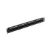 Патч-панель 19' CAT5e 1U 24 порта UTP RJ45 Dual IDC