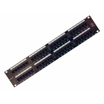 Патч-панель 19' CAT5e 2U 48 портов UTP RJ45 Dual IDC