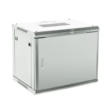 Телекоммуникационный настенный шкаф 19'' 12U 600х600мм разборный цвет серый RAL7035