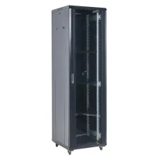 Телекоммуникационный напольный шкаф 19'' 42U 800х800мм разборный цвет серый RAL7035