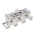 Делитель ТВ х 3 + 4шт. F BOX 5-1000 МГц Silver,