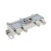 Делитель ТВ краб x 6 + 7шт. F BOX 5-1000 МГц Silver,