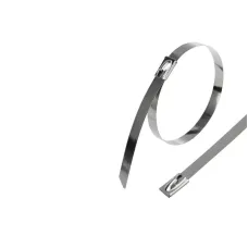 хомут-стяжка стальная 100x4,6 мм, (1уп - 10шт), REXANT