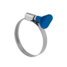 хомут червячный 40-60-0,7 мм, с ключом w REXANT