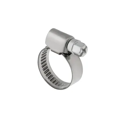 Хомут червячный 12-20/9-0,6мм, нержавеющая сталь W2, (50 шт/уп) REXANT