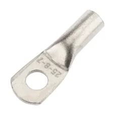 Наконечник медный луженый ТМЛ 25–8–7 (25кв мм - 8мм) ГОСТ 7386-80, 10шт, REXANT
