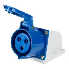 Розетка 123 стационарная 2Р+РЕ 32А 220В IP44, REXANT