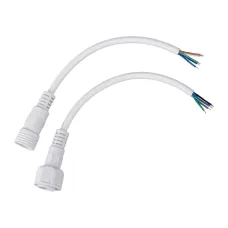 Соединительный кабель (5pin) герметичный (IP67) 5х0.5кв мм белый
