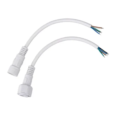 Соединительный кабель (5pin) герметичный (IP67) 5х0.5кв мм белый