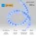 Дюралайт LED двухжильный 230В 13мм 36 LED/м СИНИЙ эффект мерцания модуль 1м бухта 100м