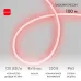 Гибкий неон 8х16мм односторонний 120 LED/м КРАСНЫЙ 230В бухта 100м (с комплектом подключения)