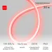 Гибкий неон 16х16мм форма D 144 LED/м КРАСНЫЙ 230В бухта 50м (c комплектом подключения)