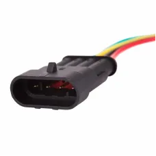DJ7031-1.5-11 автомобильный разъем штекер с проводом 20 см (3-контактный),