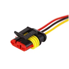 DJ7031-1.5-21 автомобильный разъем гнездо с проводом 20 см (3-контактный),