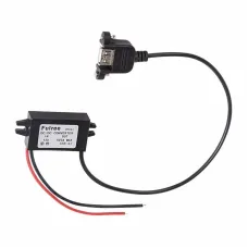 Адаптер DC 12 V-гнездо USB-A 5 V 3 A,