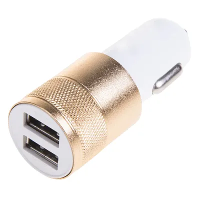 Автозарядка в прикуриватель 2хUSB АЗУ 1000+2100 mA