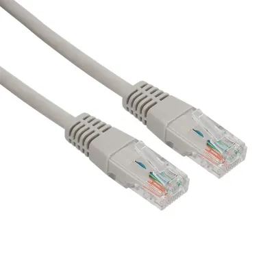 Патч-корд категории 5e UTP LSZH CCA 0.5м серый    18-8001