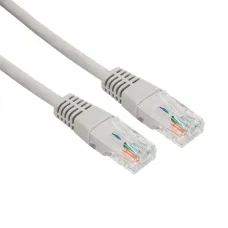 Патч-корд U/UTP. категория 5e. RJ45-RJ45. неэкранированный. LSZH серый. 5 м,