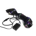Гирлянда Сеть 1х1,5 м, черный ПВХ, 160 LED мультиколор