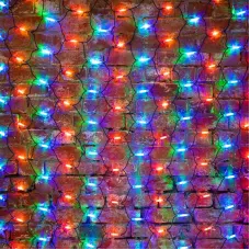 Гирлянда Сеть 2x3 м, черный каучук, 432 LED мультиколор