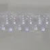 Гирлянда Бахрома со снежинками 2,4х0,9м 150LED белый прозрачный ПВХ IP20 свечение с динамикой 230 В Гирлянда Бахрома со снежинками 2,4х0,9м 150LED белый прозрачный ПВХ IP20 свечение с динамикой 230 В