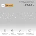 Гирлянда светодиодная Бахрома (Айсикл), 4,0х0,6м, 128 LED БЕЛЫЙ, белый КАУЧУК 3,3 мм, IP67, постоянное свечение, 230В NEON-NIGHT (нужен шнур питания 315-001)