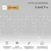 Гирлянда светодиодная Бахрома (Айсикл), 5,6x0,9м, 240 LED БЕЛЫЙ, белый КАУЧУК 3,3мм, IP67, постоянное свечение, 230В NEON-NIGHT (нужен шнур питания 315-001)