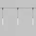 Гирлянда Тающие сосульки комплект 10 шт х 30см, шаг 100 см, 420 LED белый, черный каучук, IP65, 24 В, соединяется