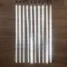 Гирлянда Тающие сосульки комплект 10 шт х 100см, шаг 100 см, 960 LED белый, черный каучук, IP65, 24 В, соединяется