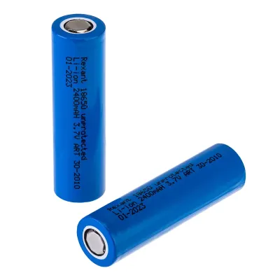 Аккумулятор 18650 unprotected Li-ion 2400 mAH 3.7 В