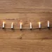 Гирлянда свечи 4 м, темно-зеленый ПВХ, 20 LED тёплый белый