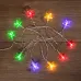 Гирлянда светодиодная Звездочки 1,5 м, 10 LED, прозрачный ПВХ, свечение мультиколор, 2 х АА батарейки не в комплекте Гирлянда светодиодная Звездочки 1,5 м, 10 LED, прозрачный ПВХ, свечение мультиколор, 2 х АА батарейки не в комплекте