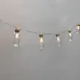 Гирлянда светодиодная баночки 1,5 м, 10 LED, прозрачный ПВХ, свечение теплый белый, 2 х АА батарейки не в комплекте