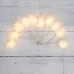 Гирлянда светодиодная Шишки 1,5 м, 10 LED, прозрачный ПВХ, свечение теплый белый, 2 х АА батарейки не в комплекте