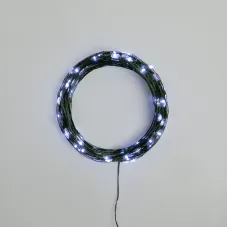 Гирлянда светодиодная Роса с контроллером 20 м 200 LED белый IP20 230 В зеленый провод