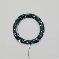 Гирлянда светодиодная Роса с контроллером 30 м 300 LED белый IP20 230 В зеленый провод