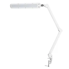 Лампа настольная бестен на струбцине ЭКО-свет 90 SMD LED сенсорный диммер белая