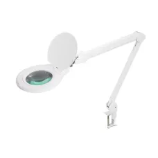 Лупа на струбцине, круглая, 5D, 72 SMD, d-152мм, белая
