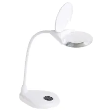 Лупа настольная 3D с подсветкой 3 LED, сенсорная регулировка яркости, Эксперт, диаметр 125мм