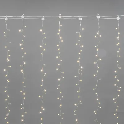 Гирлянда Занавес из росы Фейерверк 3х3 м 900 LED теплый белый, IP20, 230 В