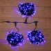 Гирлянда LED ClipLight 24 V, 3 нити по 20 м, свечение с динамикой, диодов Синий