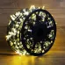 Гирлянда LED Clip Light 12V шаг 150 мм, диодов тёплый белый, Flashing белый