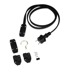 Набор для подключения двухжильного Belt-light, шнур питания 1,5м с вилкой,2коннектора, заглушка