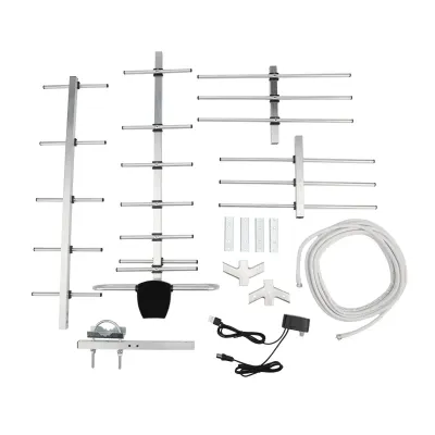 Антенна наружная Активная для цифрового ТВ DVB-T2. RX-406-DEF,