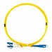 Патч-корд оптический одномодовый (SM) 9/125 OS2 LC/UPC–SC/UPC 3мм дуплекс LSZH 3м желтый