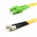 Патч-корд оптический переходной SM. 9/125 (OS2) SC/APC-FC/UPC Duplex PVC 5м,